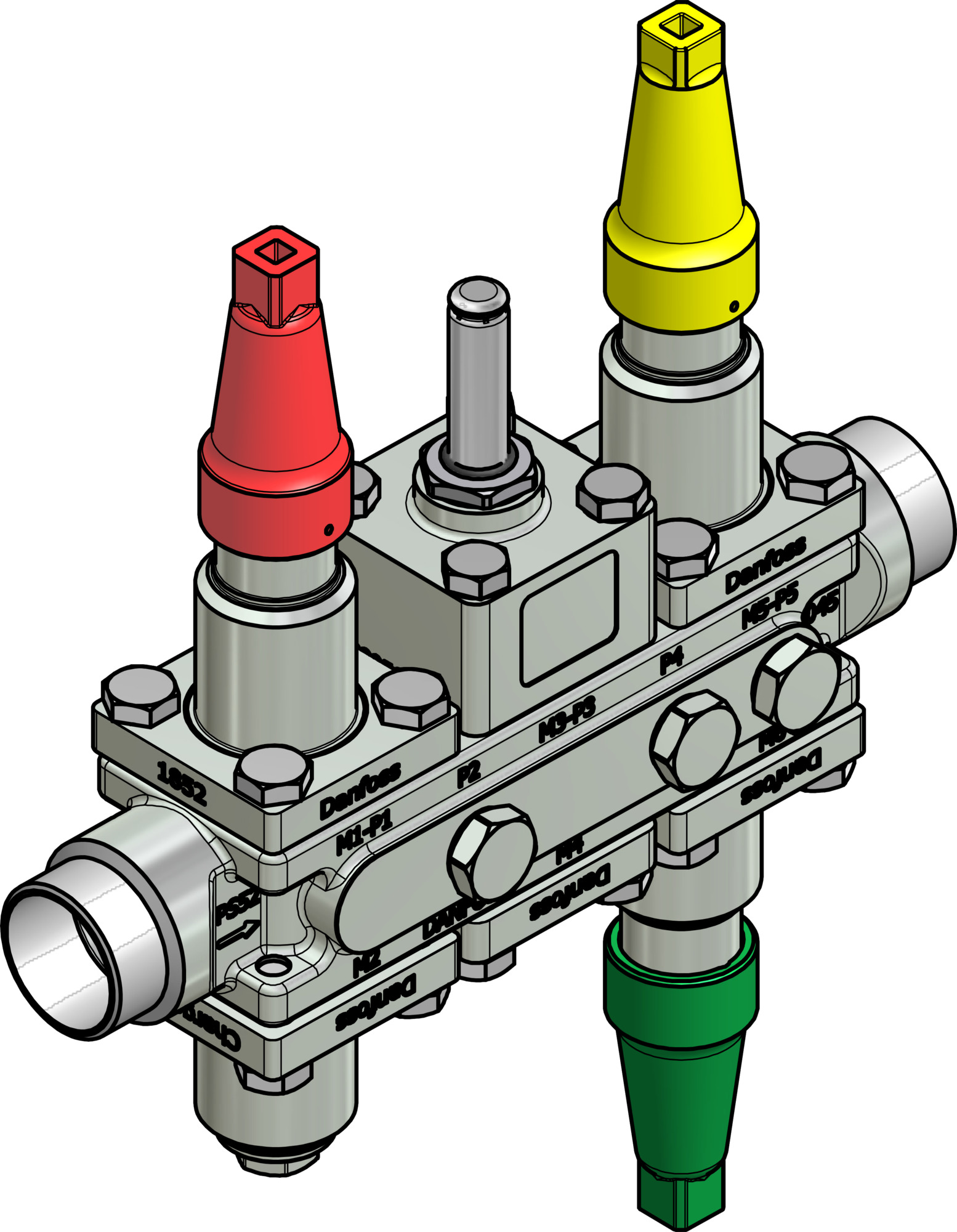 Danfoss Valve station, ICF 20-6-2HRB, 32 mm