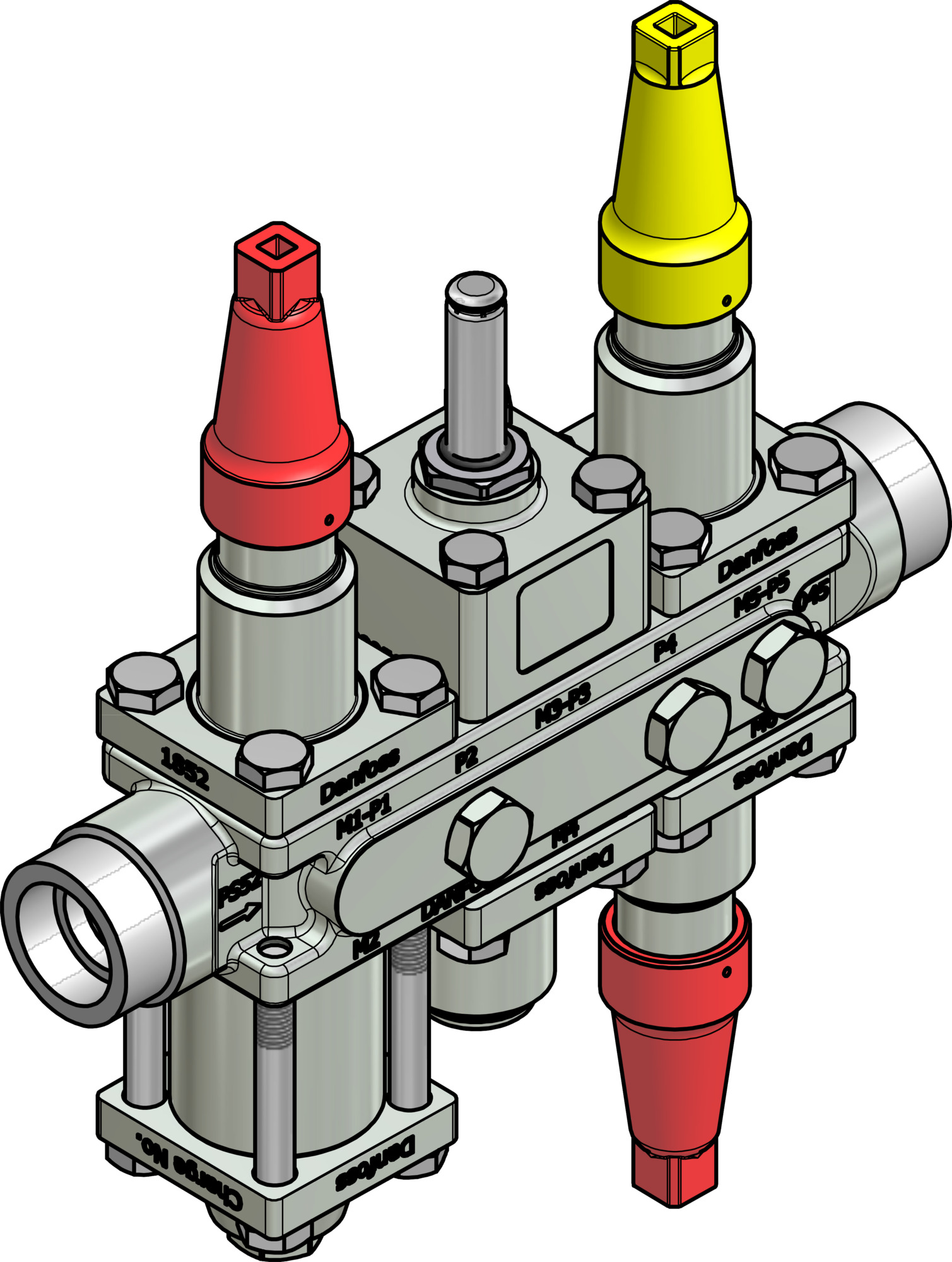 Danfoss Valve station, ICF 20-6-3HRB, 25 mm