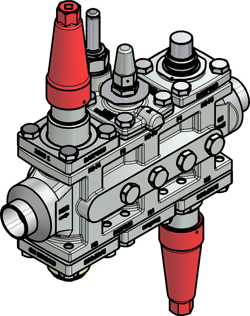 Danfoss Valve station, ICF 25-6-5MB, 32 mm