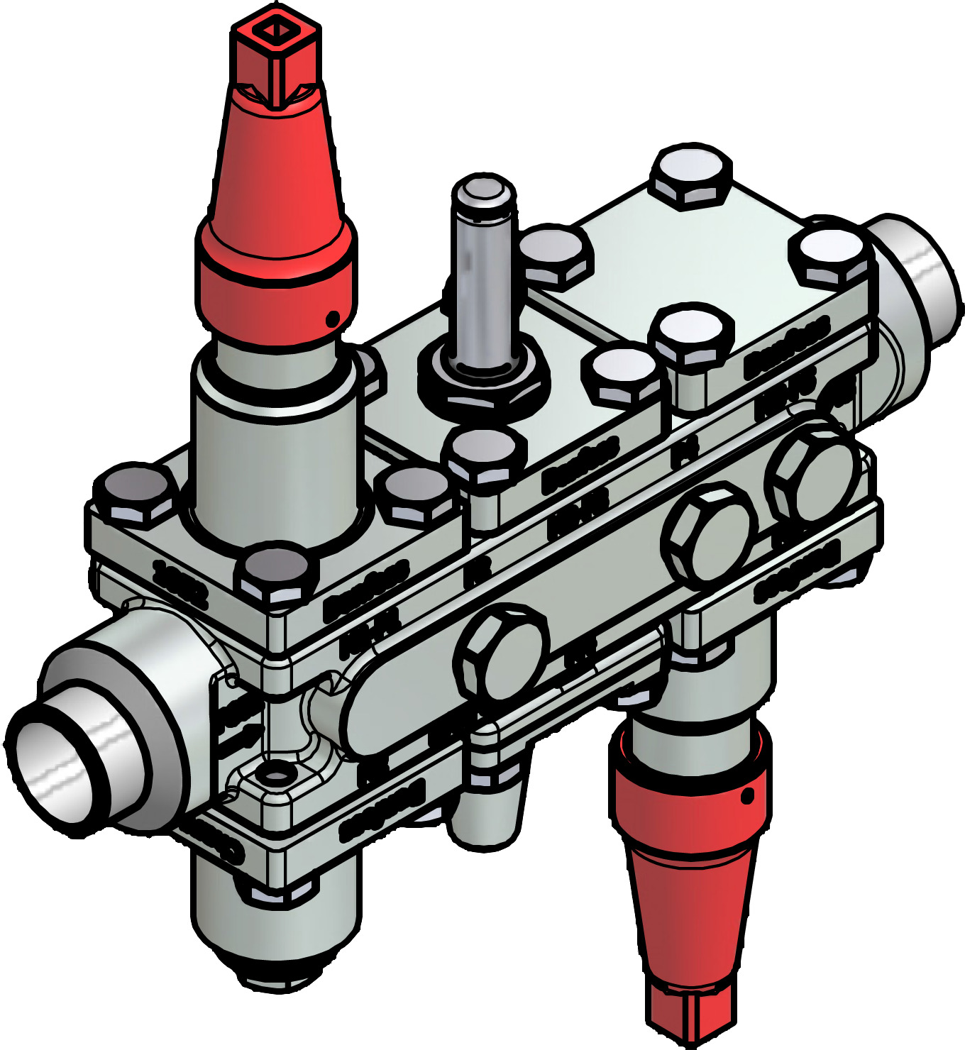 Danfoss Valve station, ICF 20-6-4, 25 mm