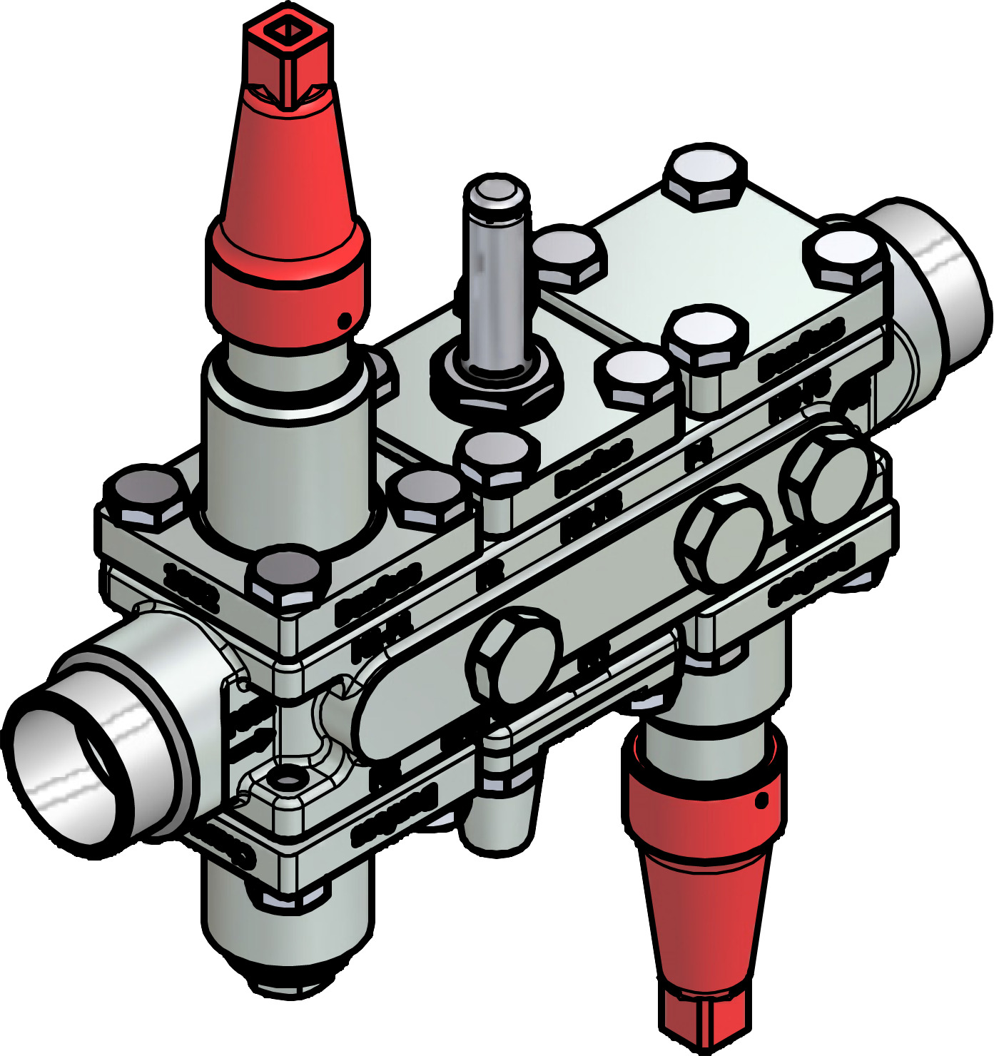 Danfoss Valve station, ICF 20-6-4, 32 mm