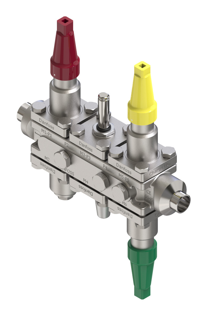Danfoss Valve station, ICF SS 20-6-2RB, 20 mm