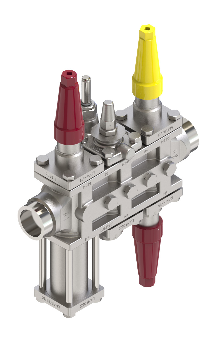 Danfoss Valve station, ICF 25-6-3RB, 40 mm