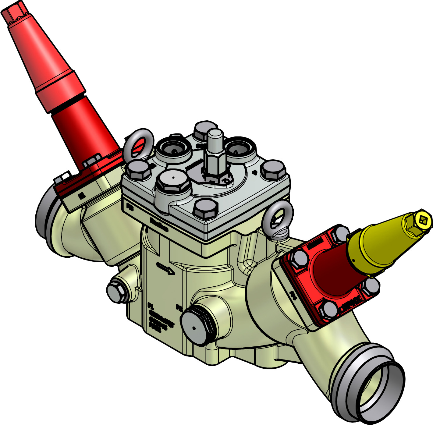 Danfoss Valve station, ICF 65-3-45S80, 65 mm