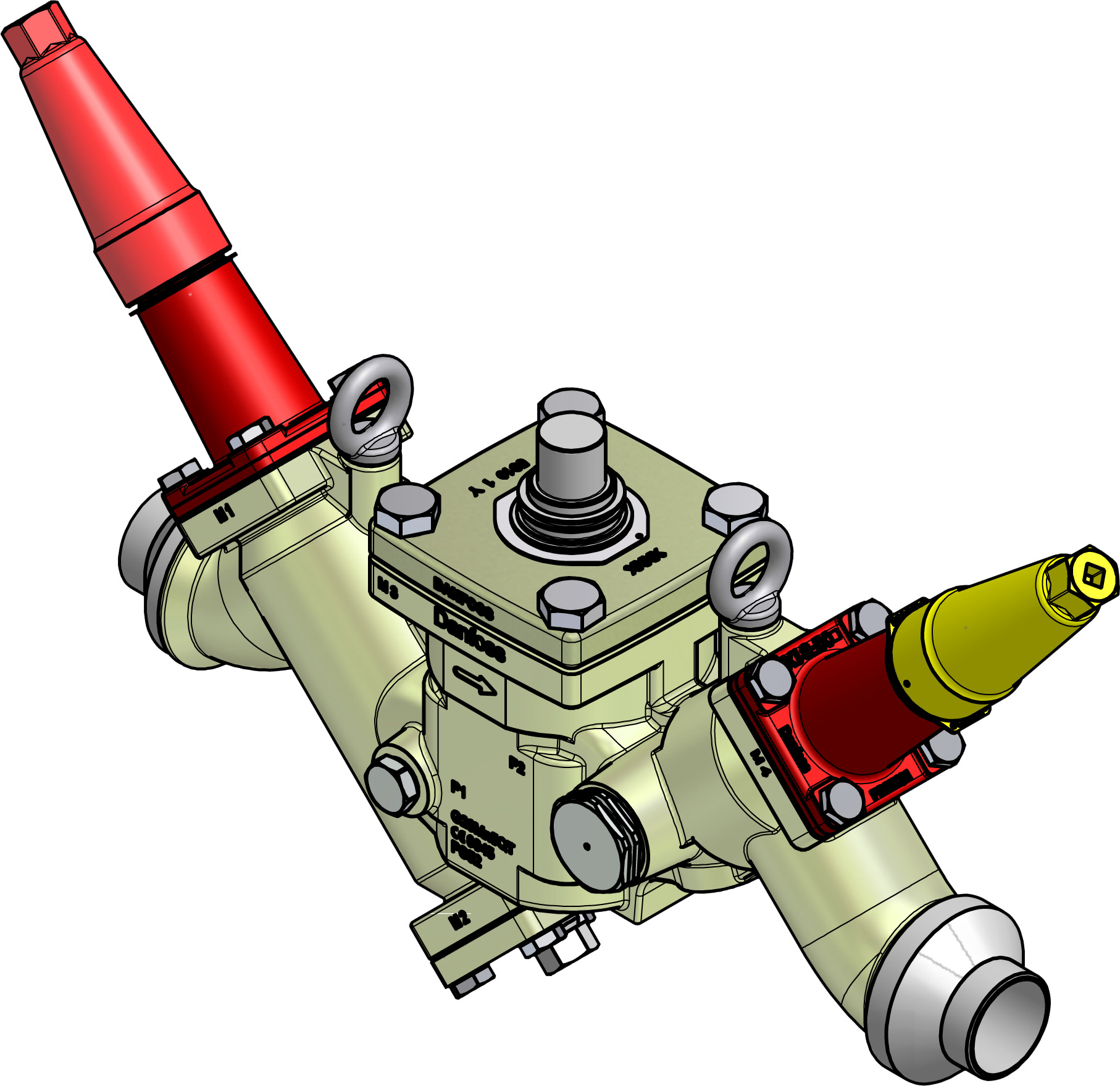 Danfoss Valve station, ICF 50-4-46MB, 40 mm