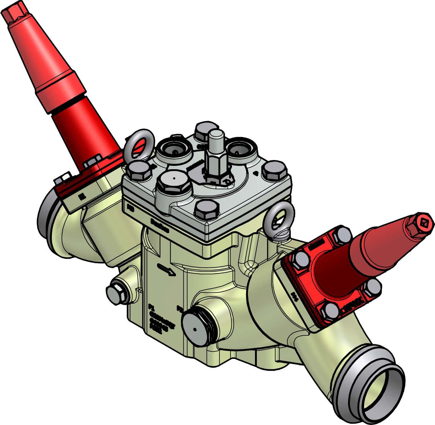 Danfoss Valve station, ICF 65-3-42S65, 65 mm