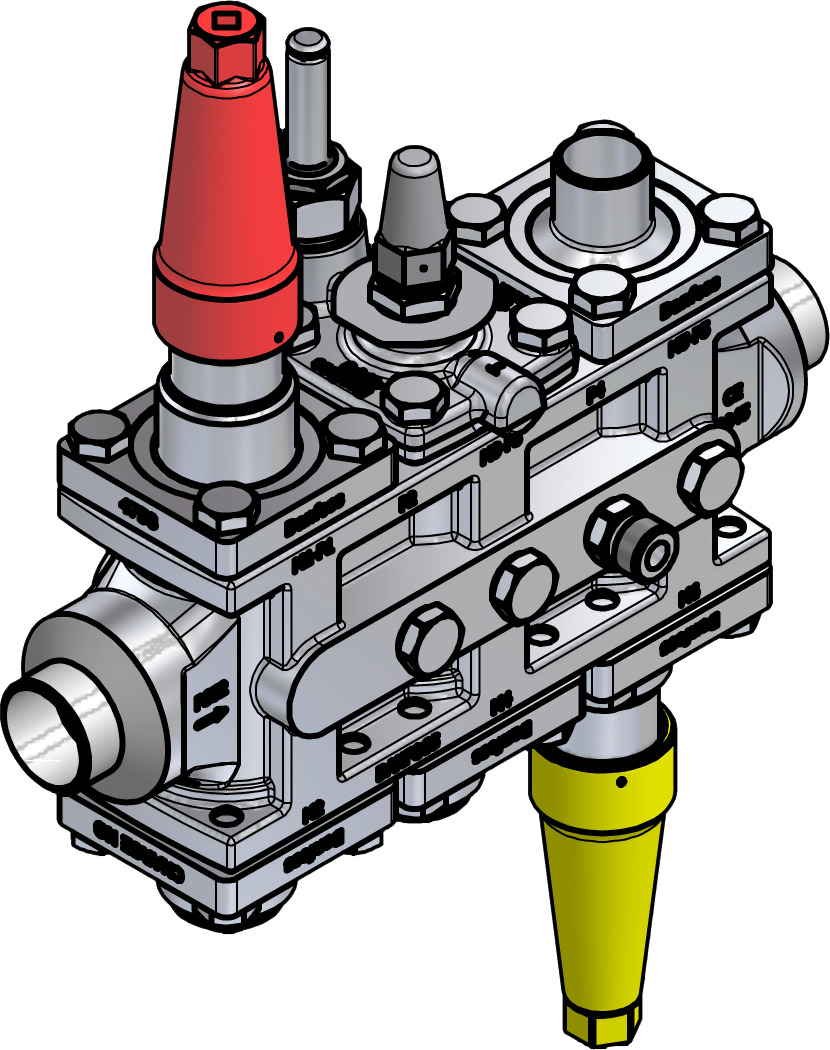 Danfoss Valve station, ICF SS 25-6-15RB, 32 mm