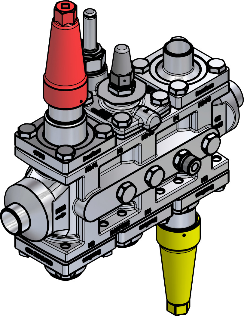 Danfoss Valve station, ICF SS 25-6-15RA, 25 mm