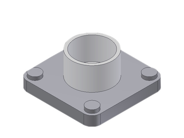 Danfoss Flange set, Flange, 42 mm, Soldering