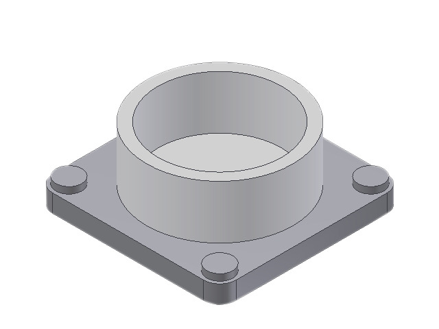 Danfoss Flange set, Flange, 76 mm, Soldering