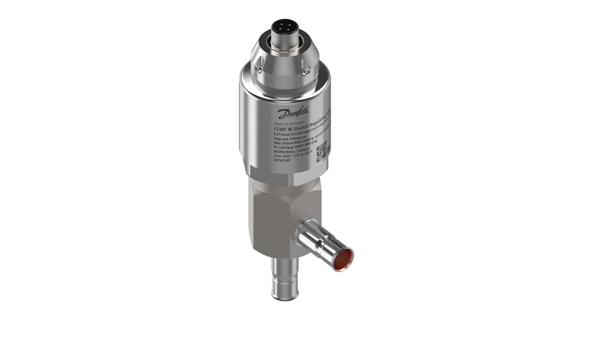 Danfoss Electric regulating valve, CCMT 10L, 1/2 in