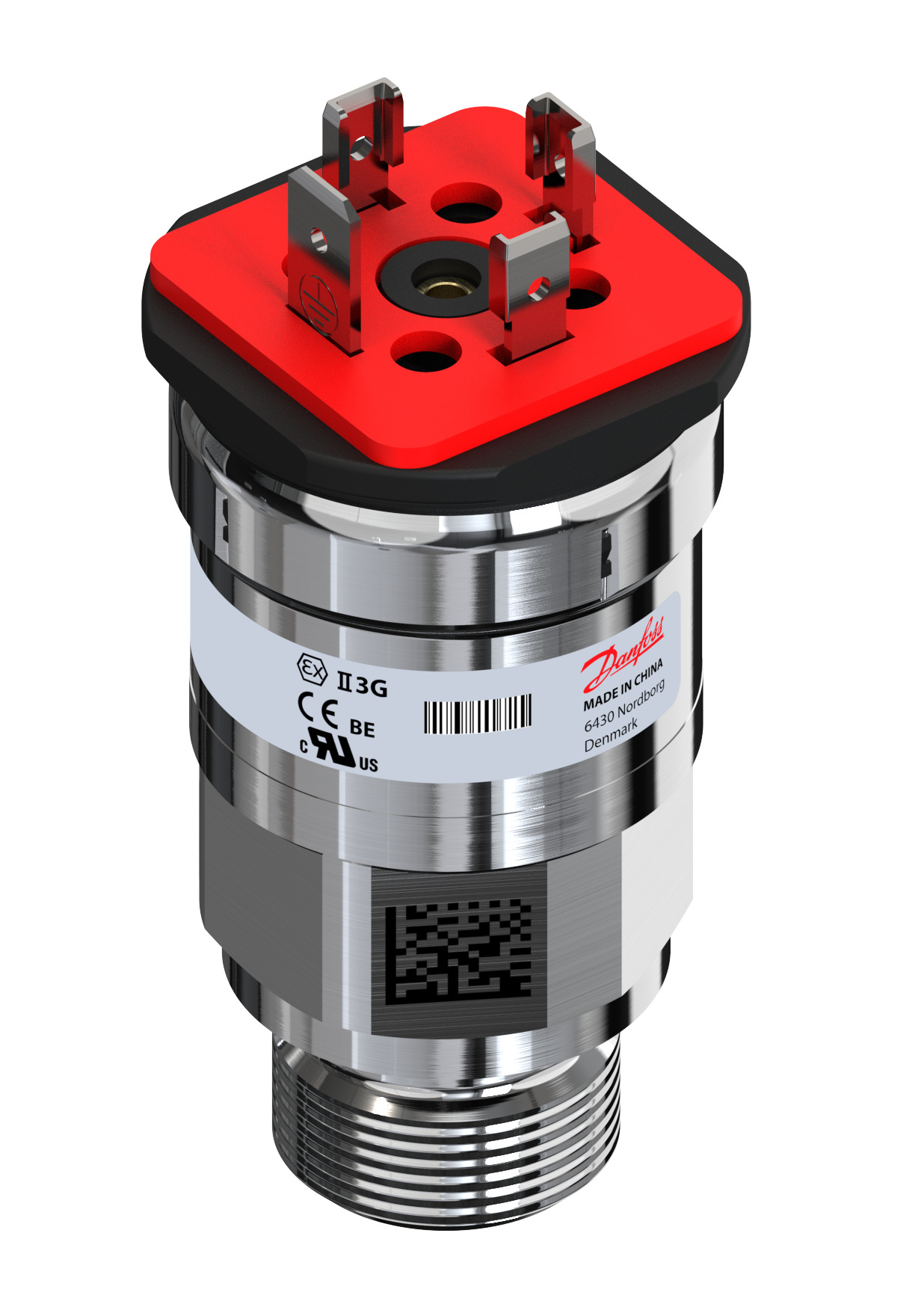 Danfoss Pressure transmitter, MBS 9200, 0 mbar - 100 mbar, 0 psi - 1.45 psi MBS 9200-B311-A0GB08-1