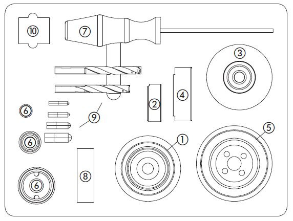 Danfoss Hot tap tools, JIP-HTT Adapter box DN20-50