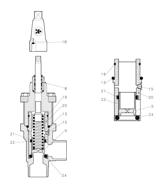 Danfoss Repair kit, Sealing parts
