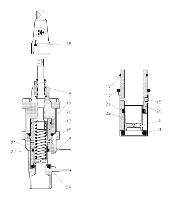Danfoss Repair kit, Sealing parts