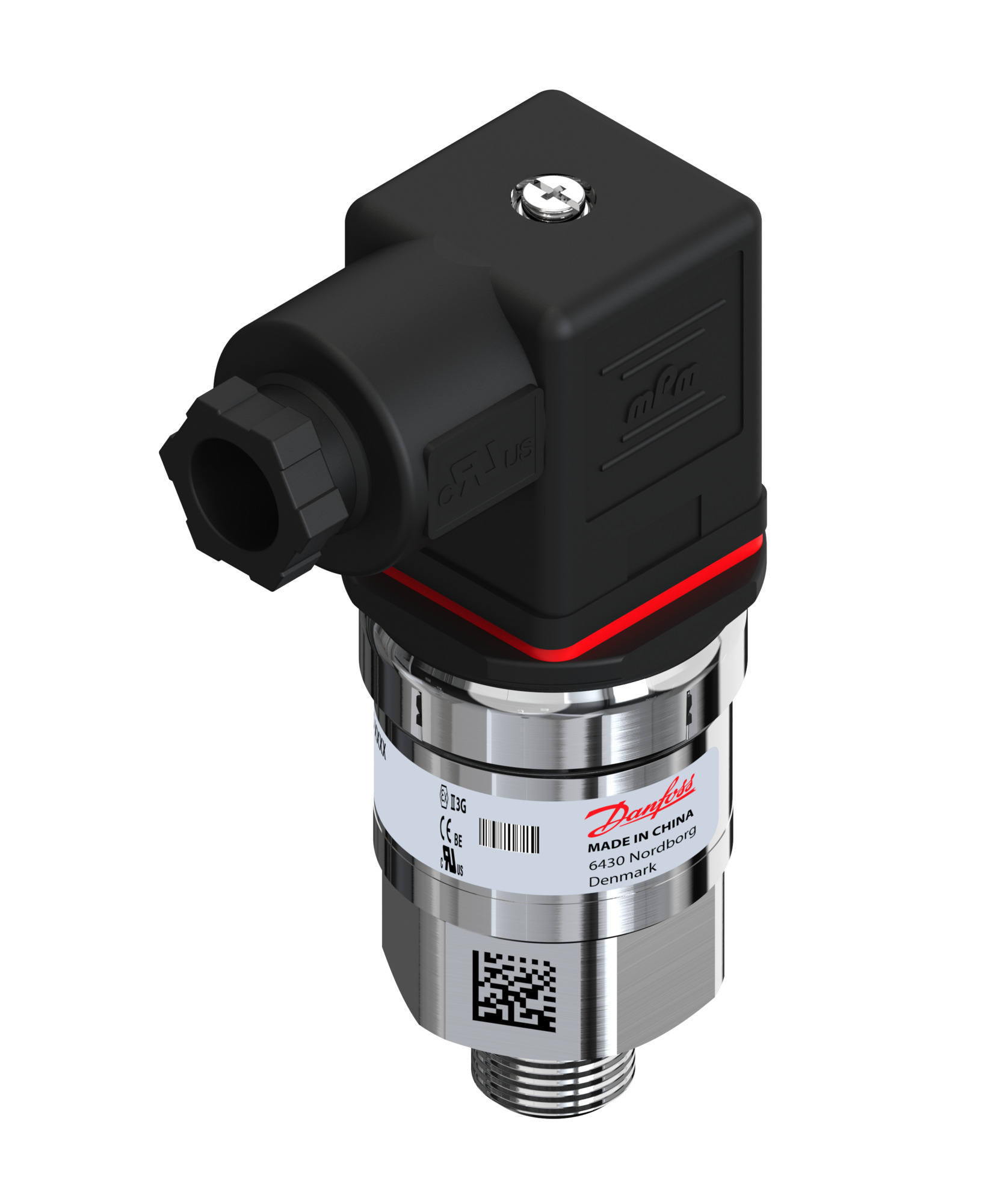 Danfoss Pressure transmitter, MBS 3000, 0 bar - 25 bar, 0 psi - 362.5 psi MBS 3000-2431-A1HP08-0