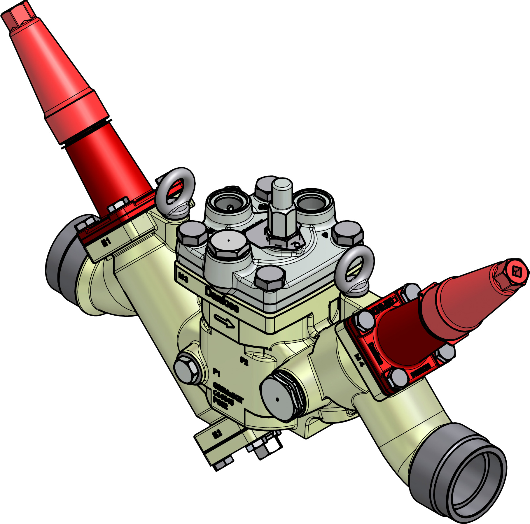 Danfoss Valve station, ICF 50-4-42S50, 50 mm