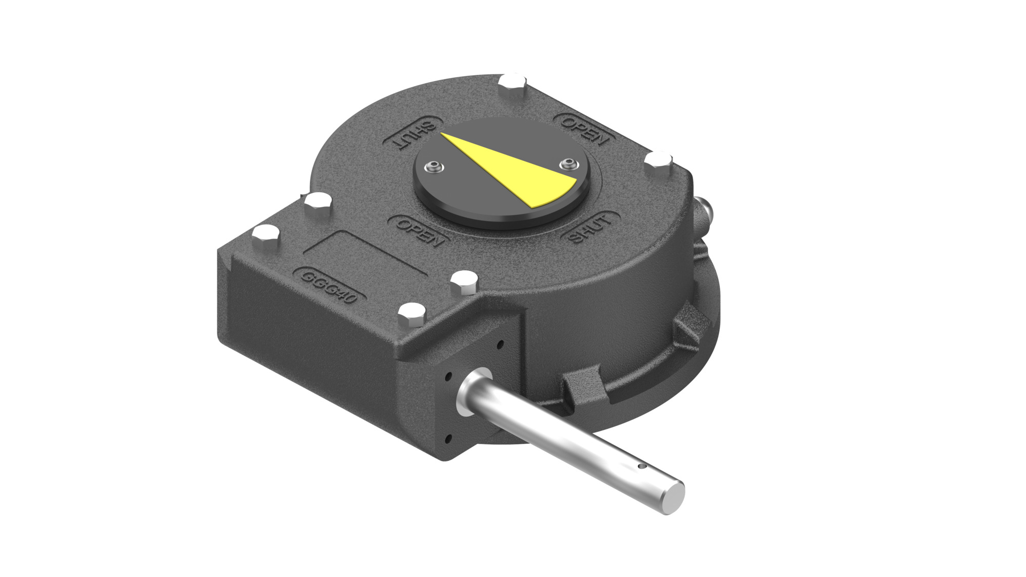 Danfoss Butterfly valves accessories, SBFV Gearbox DN350-400