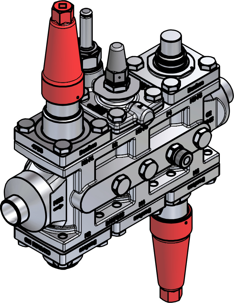 Danfoss Valve station, ICF SS 25-6-5MA, 25 mm