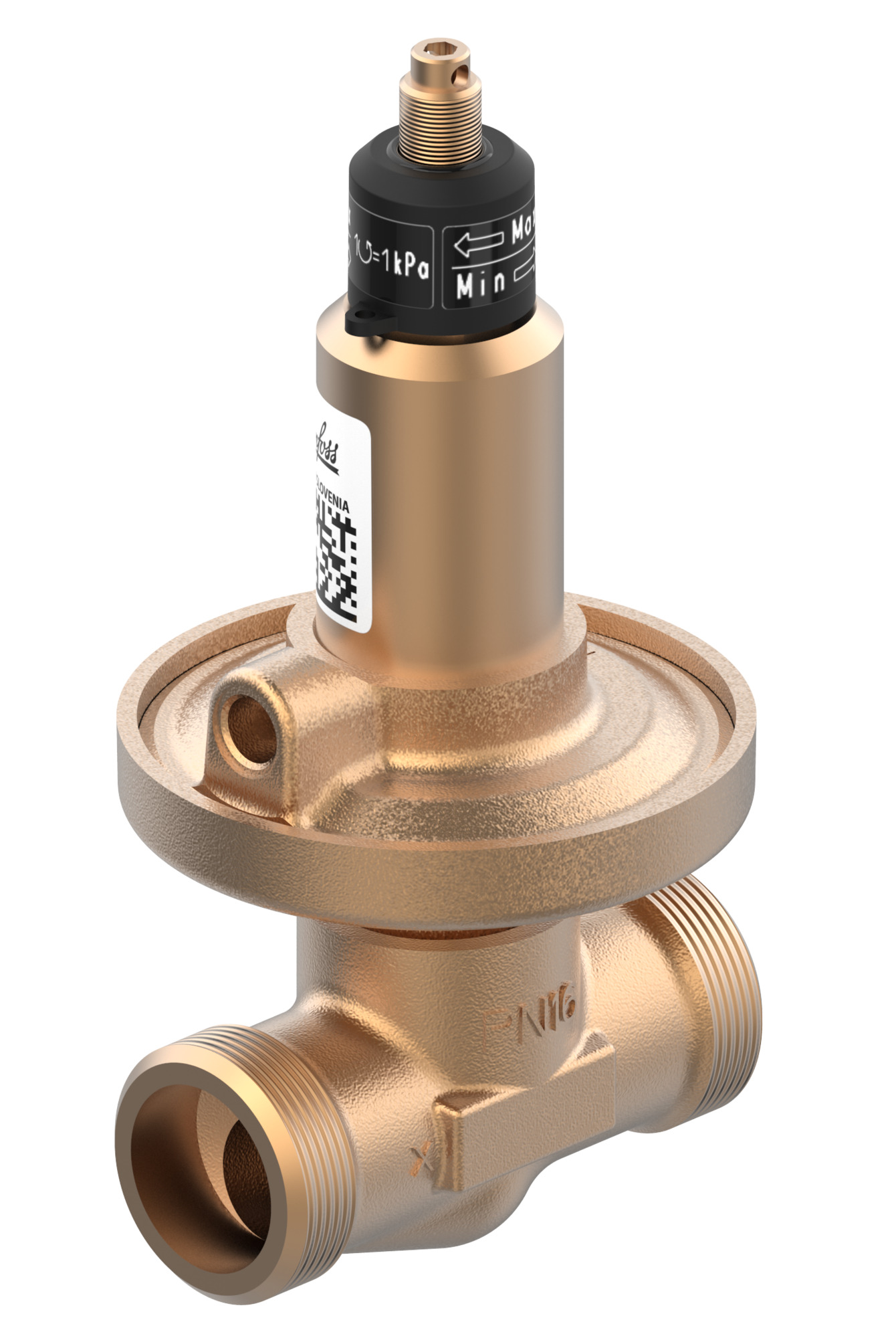 Danfoss AVPL, PN 16, DN 15, 2.5 m³/h, 0.05 bar - 0.25 bar, External Thread, G 3/4 A