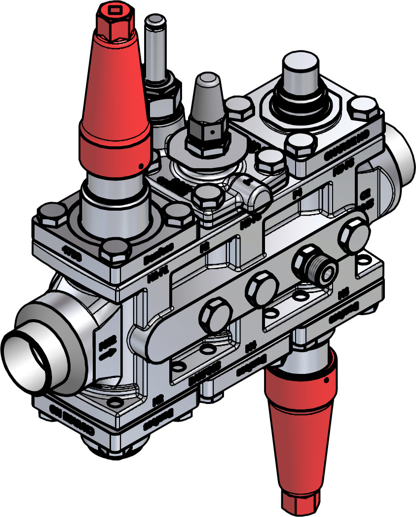 Danfoss Valve station, ICF SS 25-6-5MB, 40 mm