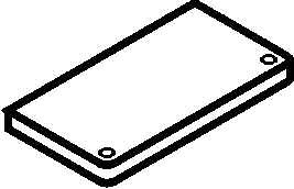 Danfoss Switches accessories, Top Plate For KP Single Top cover