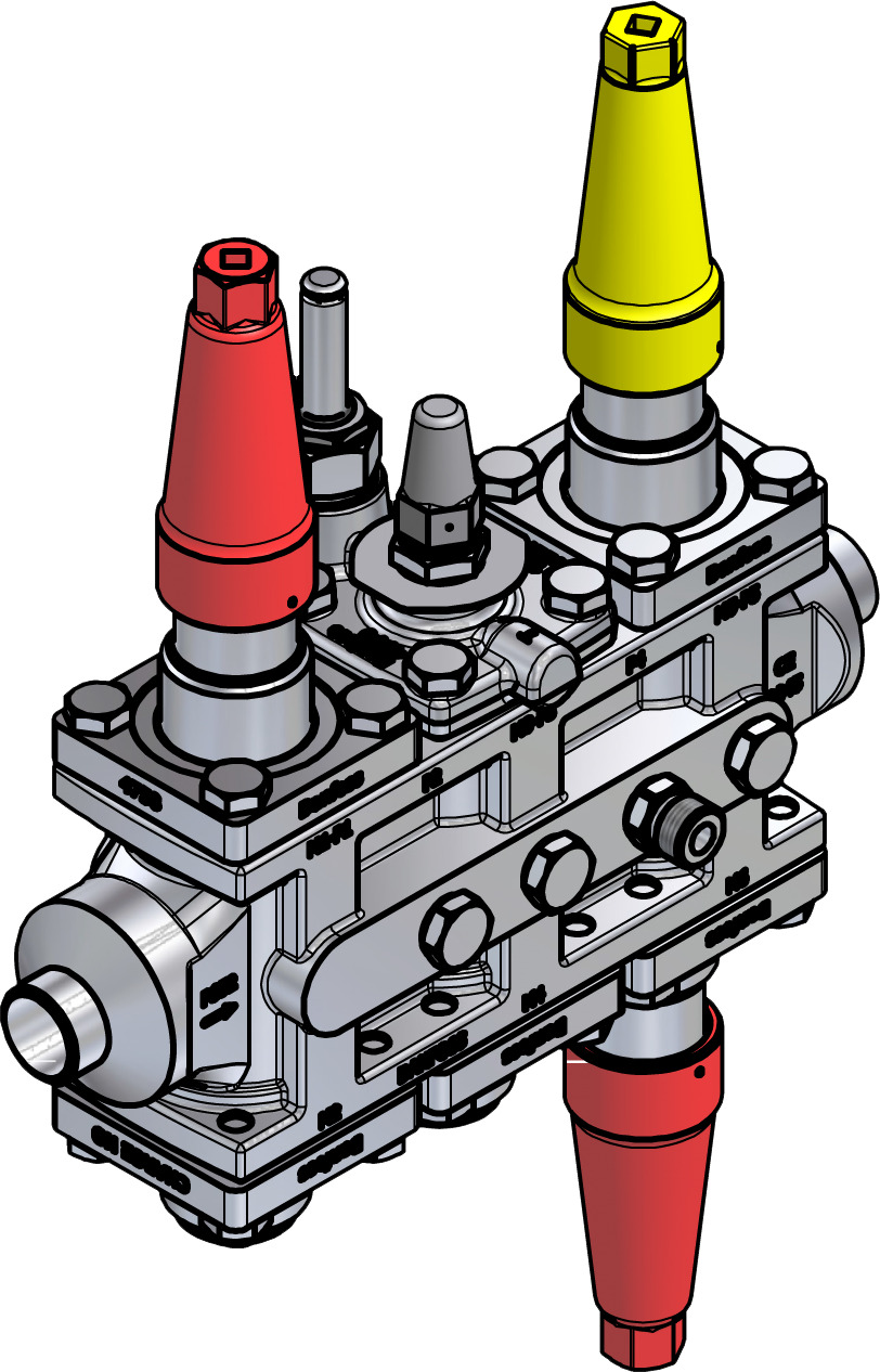 Danfoss Valve station, ICF SS 25-6-3RA, 25 mm