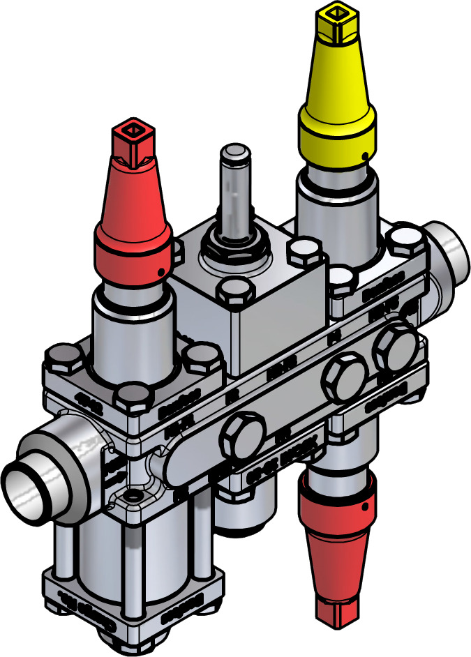 Danfoss Valve station, ICF SS 20-6-90, 25 mm