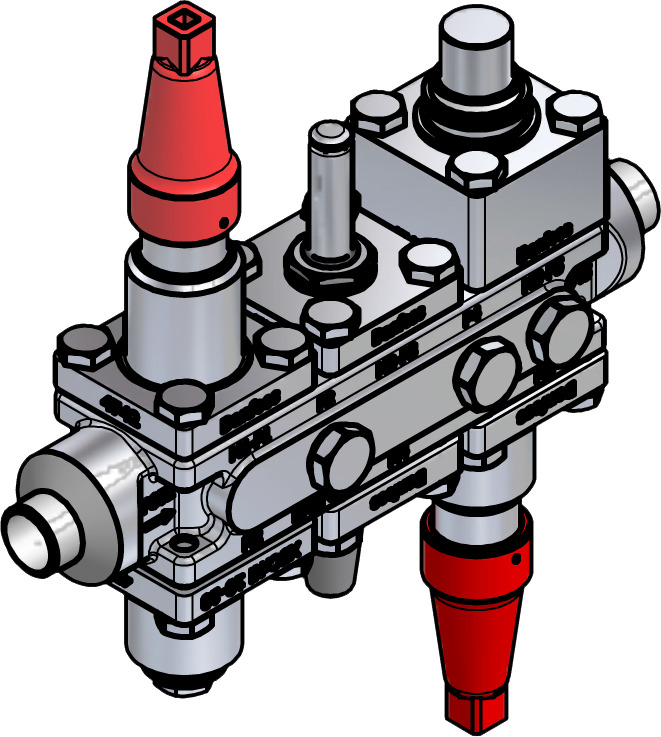 Danfoss Valve station, ICF SS 20-6-5MA33, 20 mm