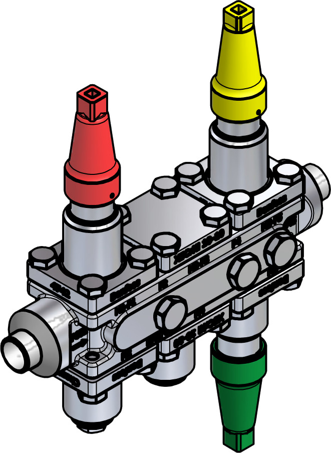 Danfoss Valve station, ICF SS 20-6-90, 20 mm
