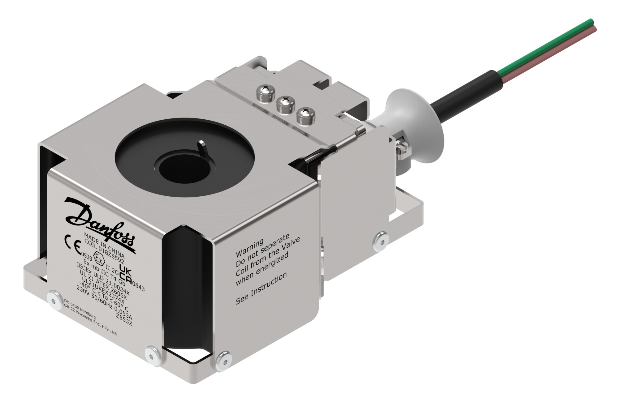 Danfoss Solenoid coil, BI240C, Cable