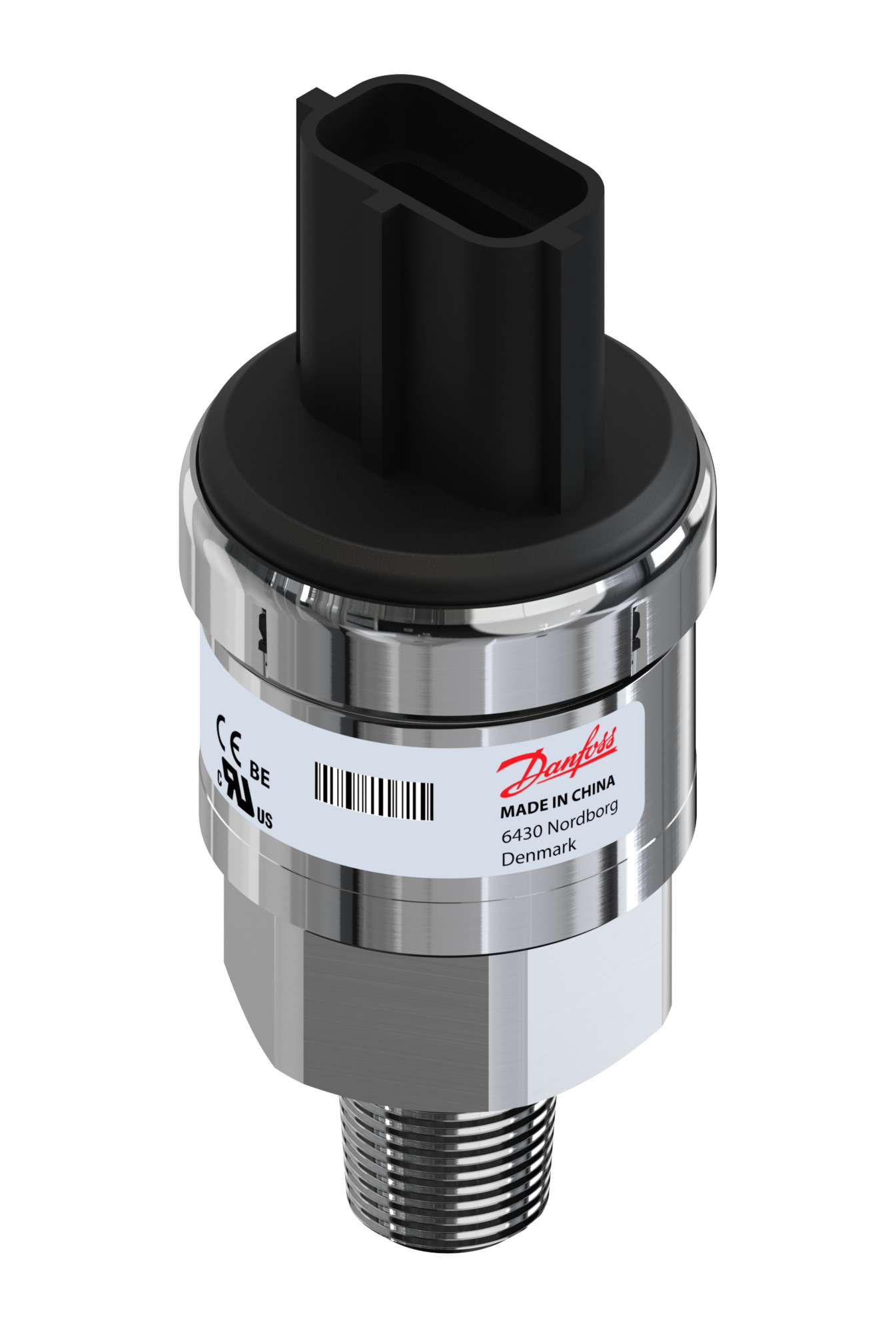 Danfoss Pressure transmitter, AKS 32R, 0.00 bar - 13.80 bar, 0.00 psi - 200.00 psi AKS 32R-6236-G1AF08-0