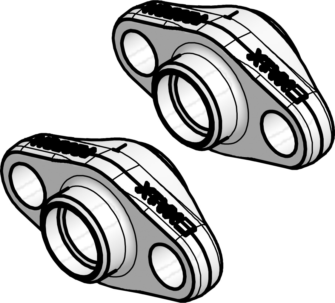 Danfoss Flange set, Flange, 15 mm, Butt weld
