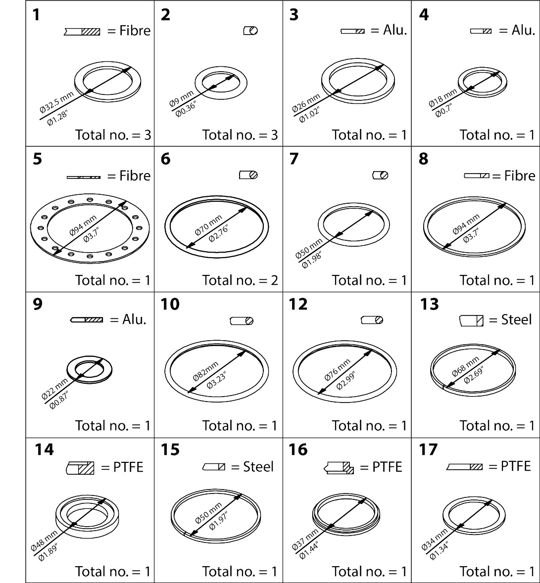 Danfoss Repair kit, Repair kit