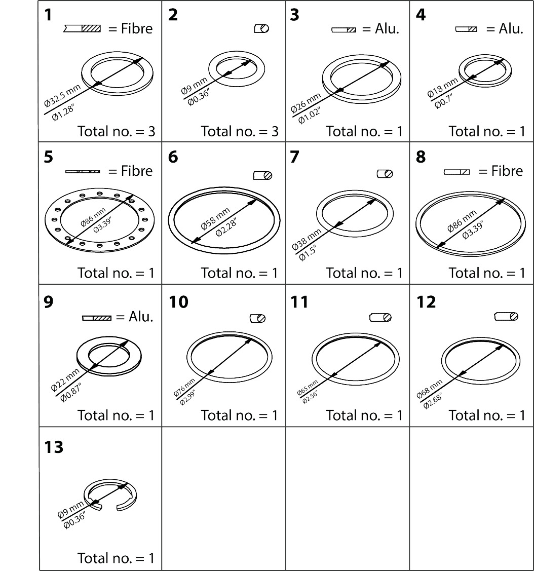 Danfoss Inspection kit, Inspection kit