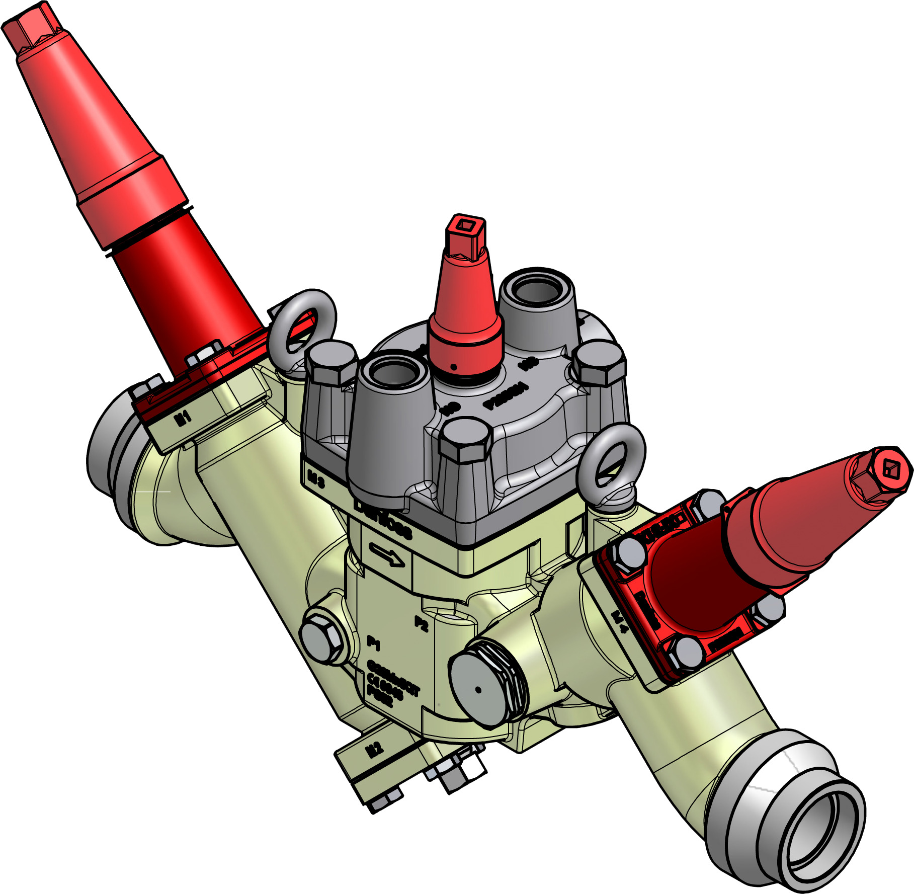 Danfoss Valve station, ICF 50-4-41, 40 mm