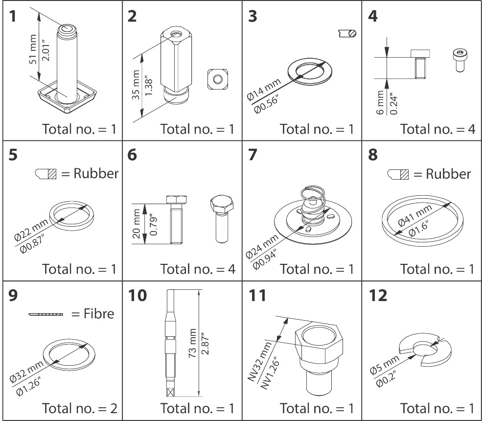 Danfoss Overhaul kit
