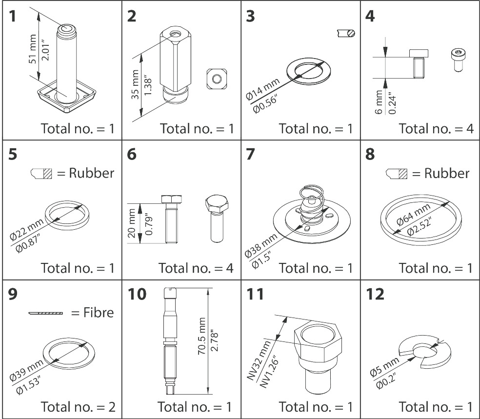 Danfoss Overhaul kit