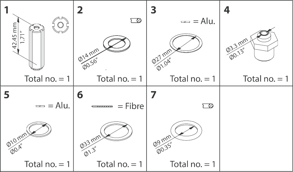 Danfoss Spare part, EVM NC, Repair kit