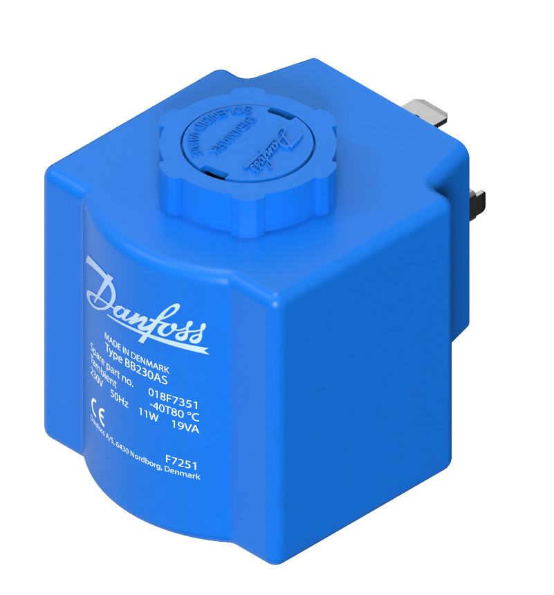Danfoss Solenoid coil, BC024D, DIN Spade