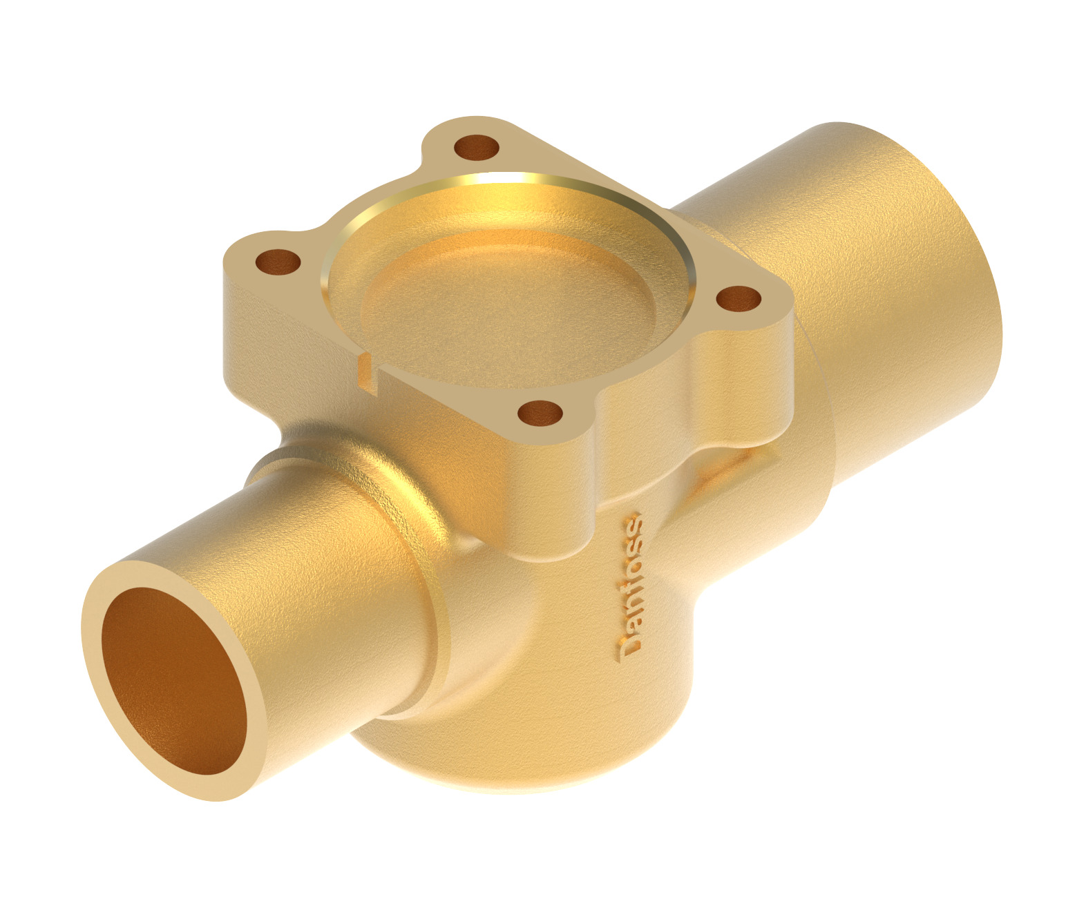 Danfoss Valve body for expansion valve, TEH, Solder, ODM, Solder, ODM