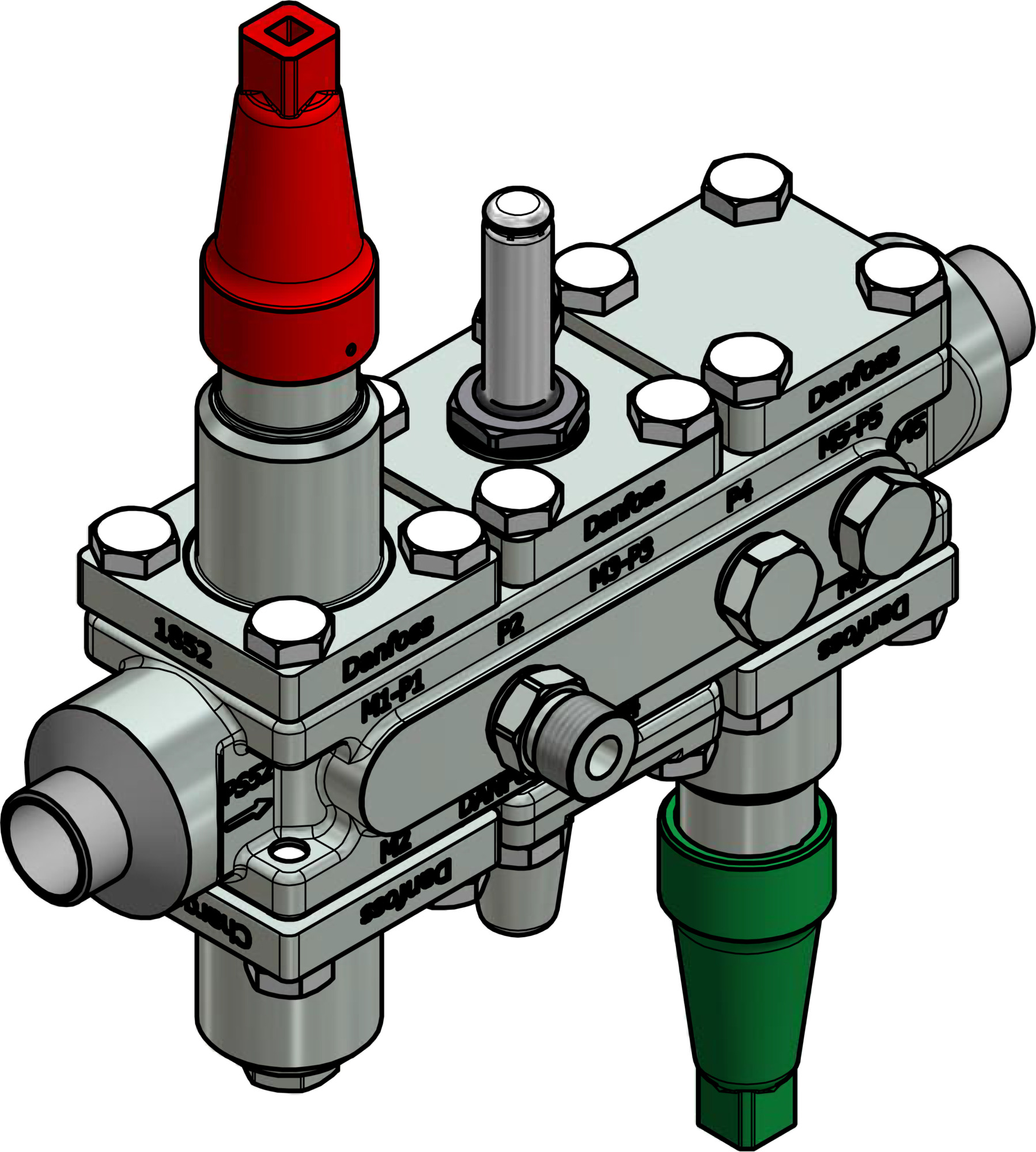 Danfoss Valve station, ICF 20-6-90, 20 mm