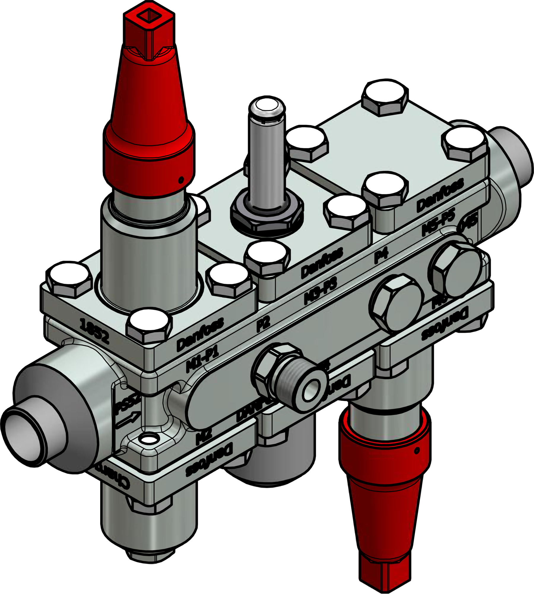 Danfoss Valve station, ICF 20-6-90, 20 mm