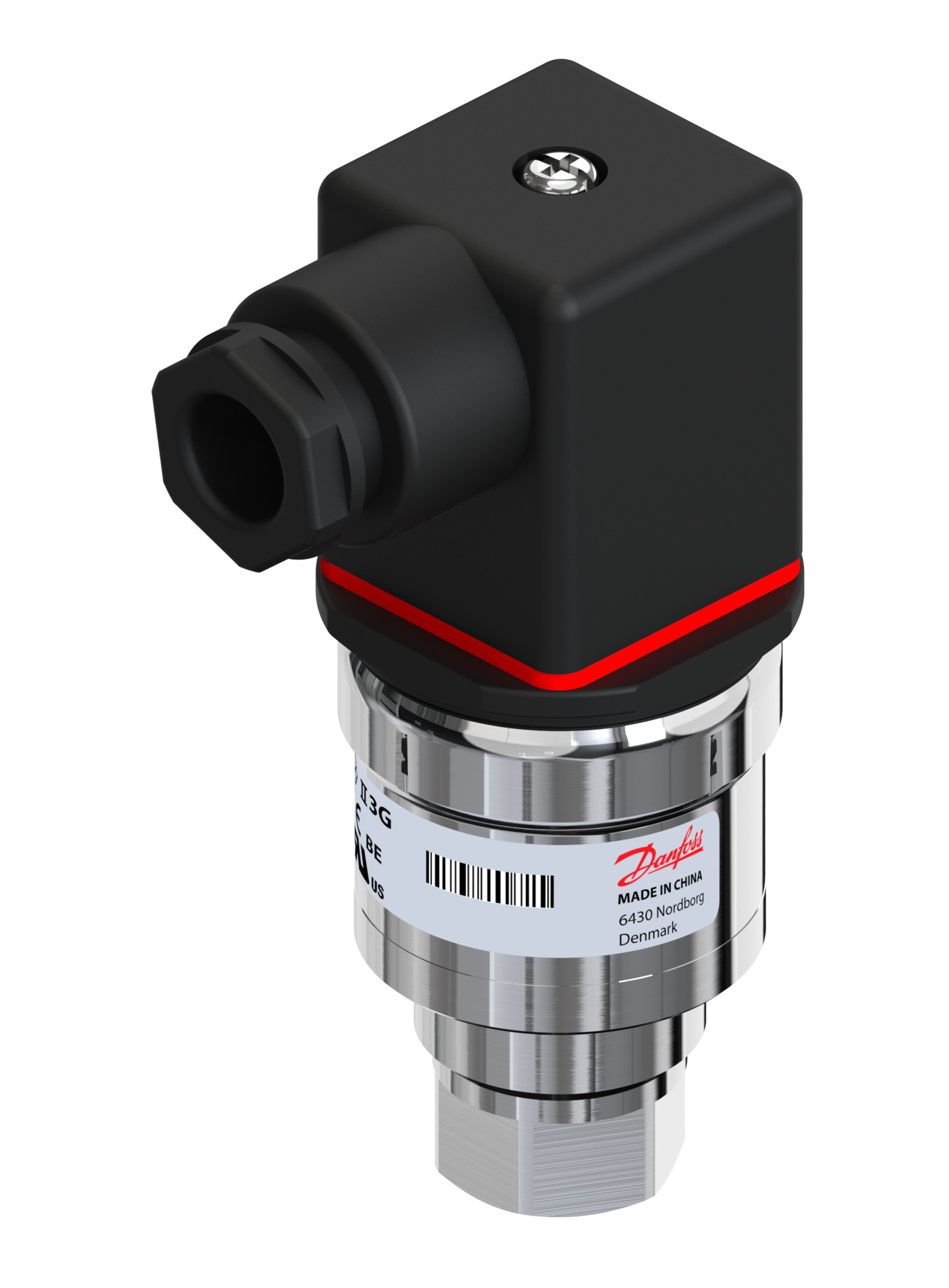 Danfoss Pressure transmitter, AKS 3000, -1.00 bar - 16.00 bar, -14.50 psi - 232.00 psi AKS 3000-9031-A1BF08-0