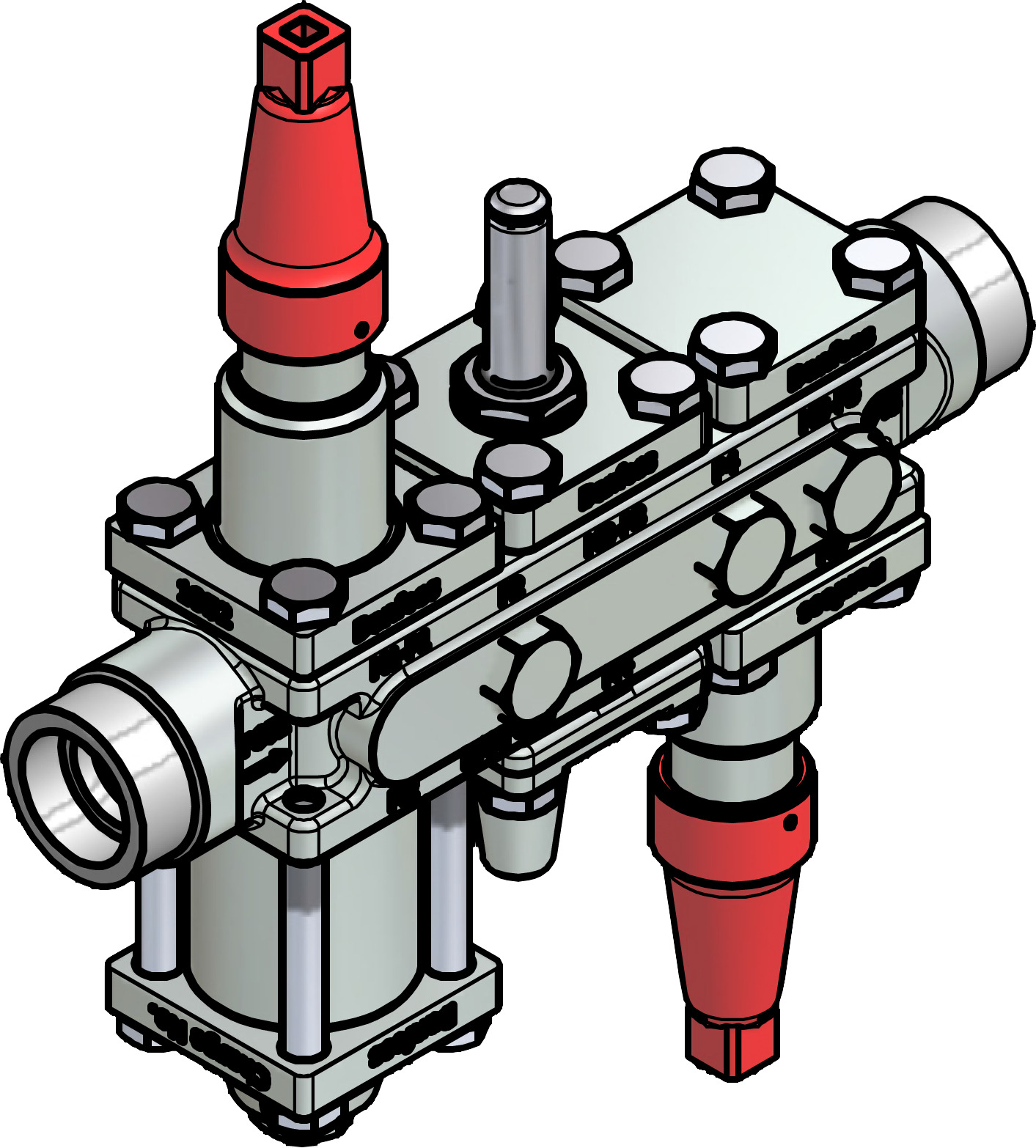 Danfoss Valve station, ICF 20-6-4, 25 mm
