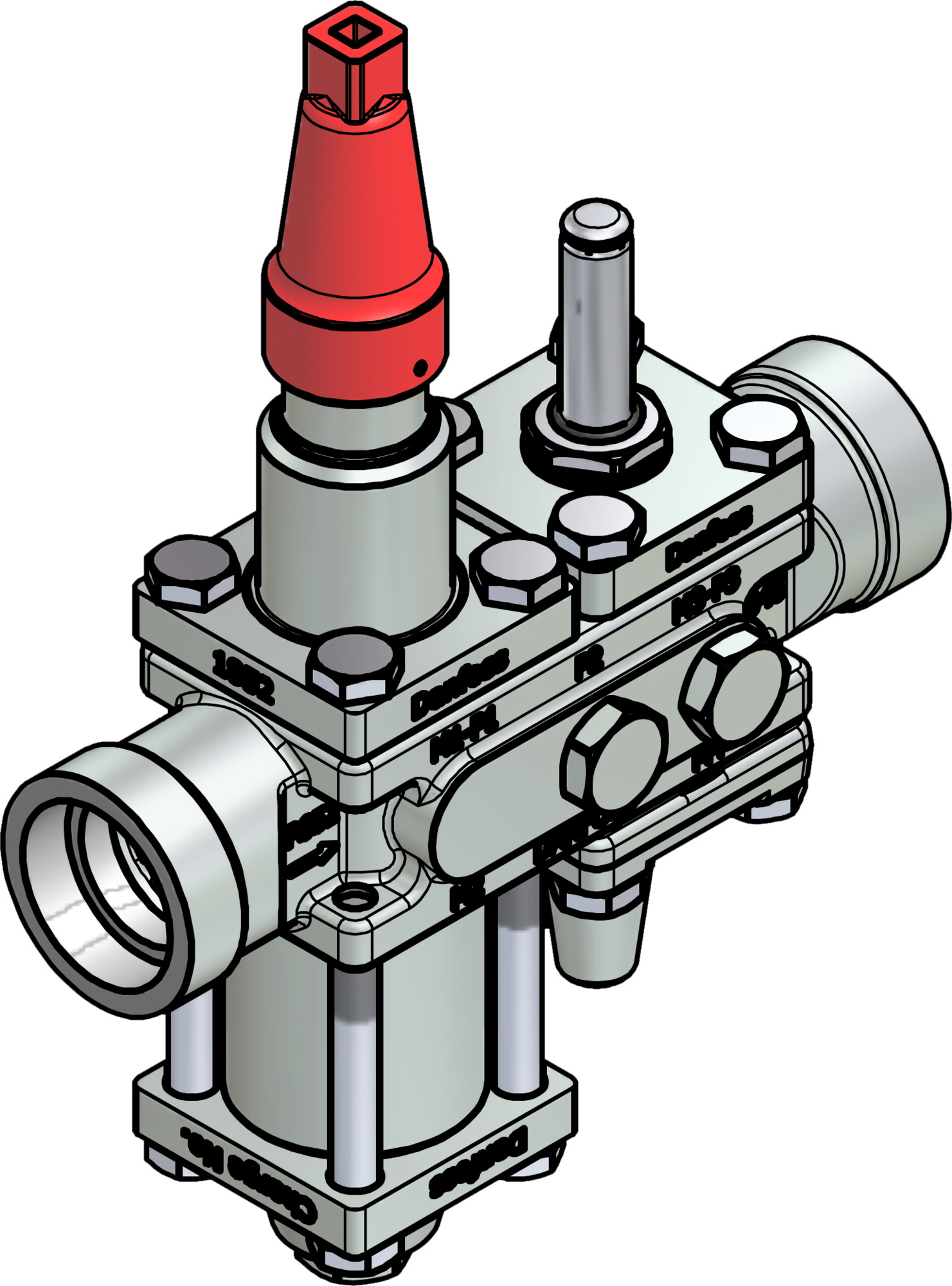 Danfoss Valve station, ICF 20-4-8, 32 mm