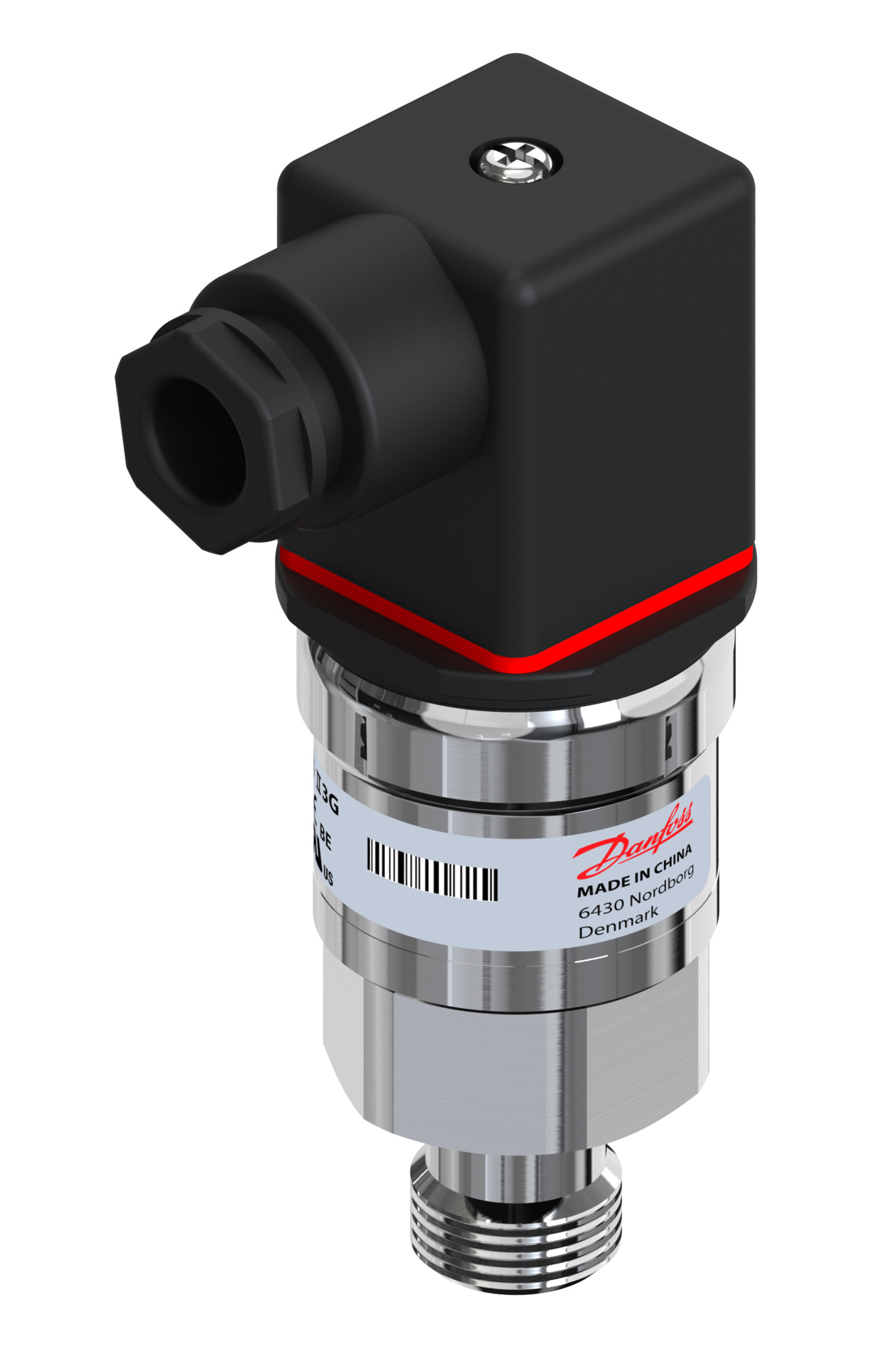 Danfoss Pressure transmitter, AKS 2050, -1.00 bar - 25.00 bar, -14.50 psi - 362.50 psi AKS 2050-N236-A1CD21-0