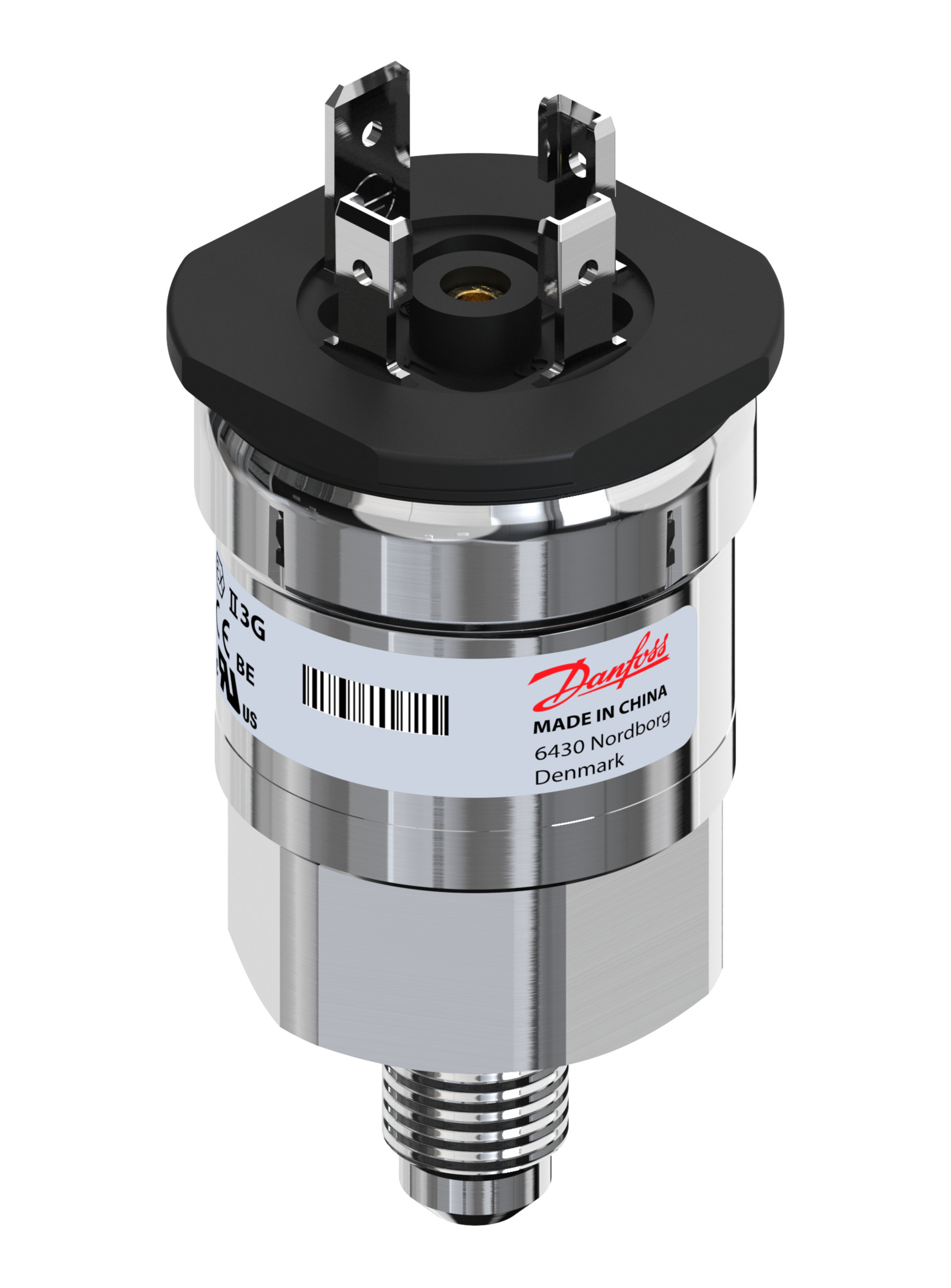 Danfoss Pressure transmitter, AKS 32R, -1.00 bar - 34.00 bar, -14.50 psi - 493.00 psi AKS 32R-DG36-A0BC08-0