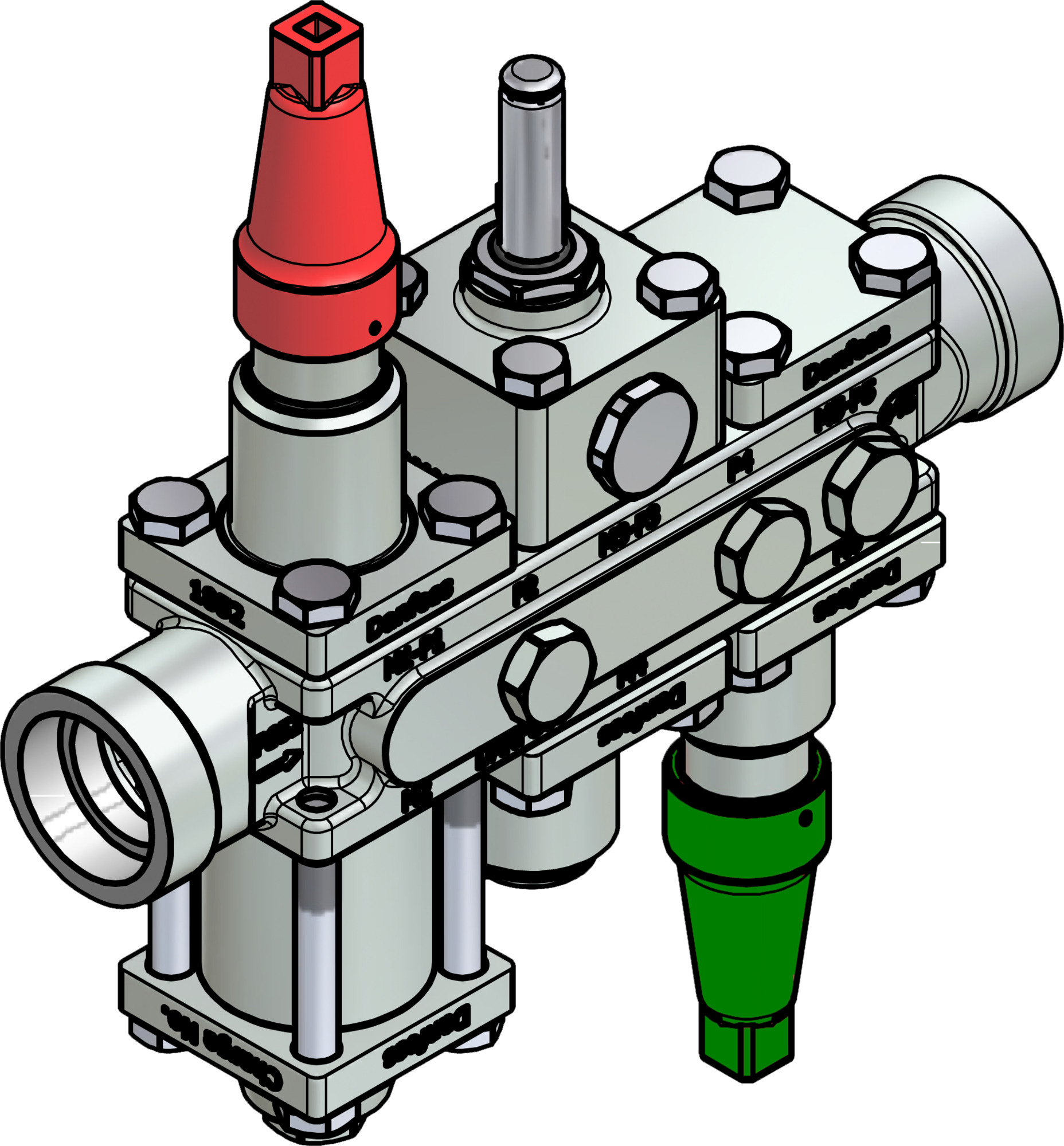 Danfoss Valve station, ICF 20-6-90, 32 mm