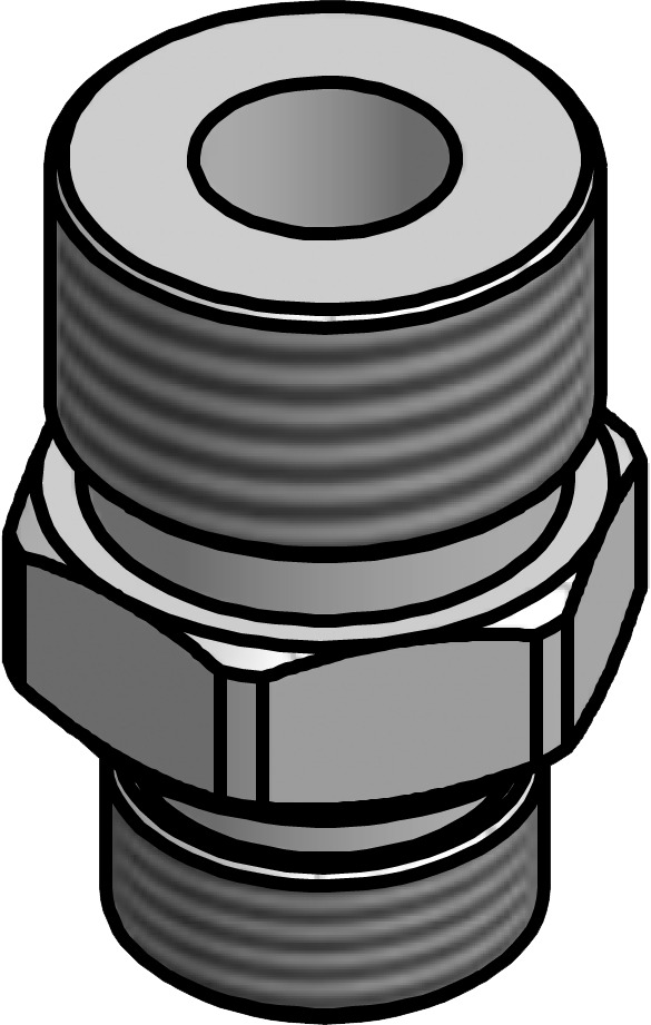 Danfoss Spare part, ICF 20 - 40, Nipple
